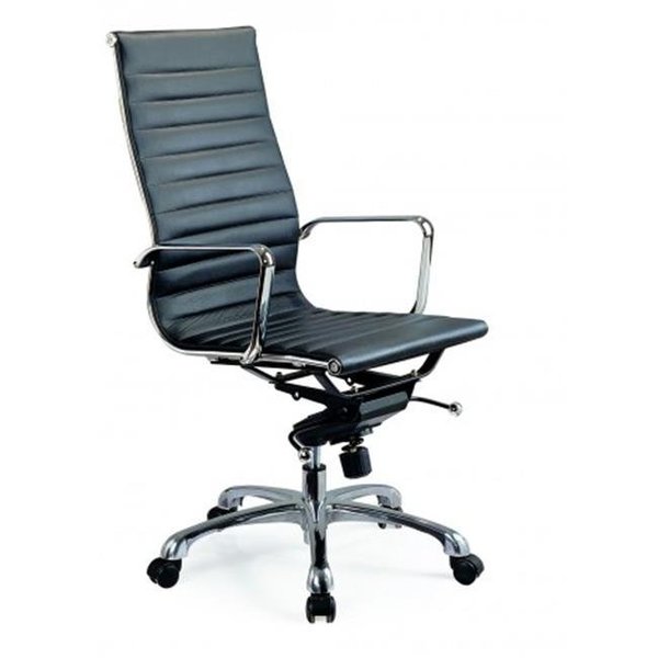 J&M Furniture JandM Furniture 17660 Comfy High Back Office Chair - Black 17660